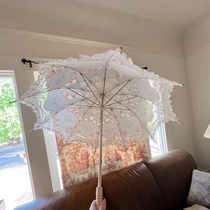White Parasol